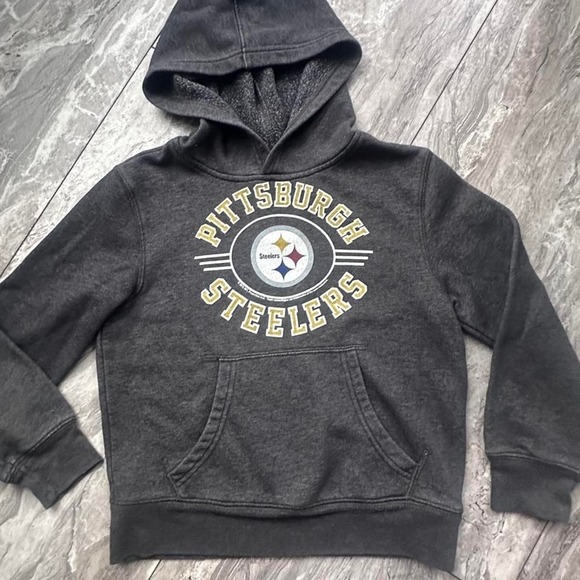 The Unbranded Brand Other - NFL Pittsburgh Steelers Youth XS (5) Hoodie Sweatshirt Gray